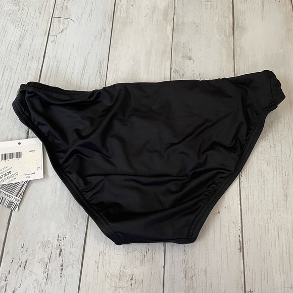 Kate Spade Women's Black Tortoiseshell Hipster Bikini Swim Bottom XS bathingsuit - Picture 5 of 6